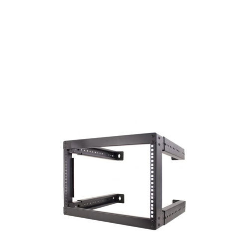 Vertical Cable 047-WFM-0826 8U Wall Mount Open Fixed Adjustable Black