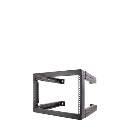 Vertical Cable 047-WFM-0826 8U Wall Mount Open Fixed Adjustable Black