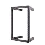 Vertical Cable 047-WFM-1626 16U Wall Mount Open Fixed Adjustable Black