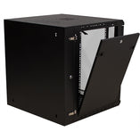 Vertical Cable 047-WHS-1260 12U Wall Mount Swing Out Enclosure Black