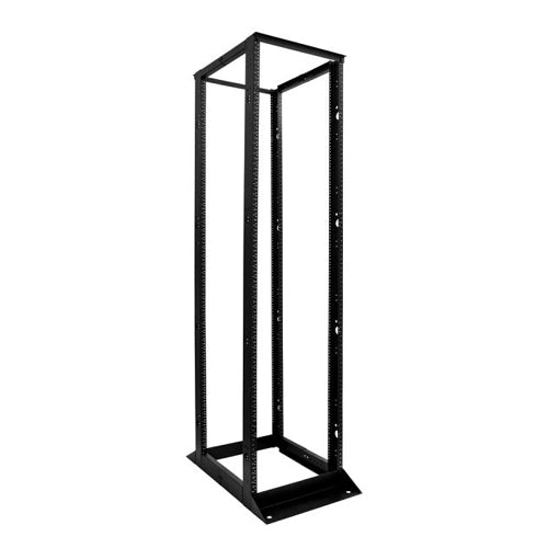 Vertical Cable 047-WOS-0445 45U 4 Post Aluminum Open Rack Black