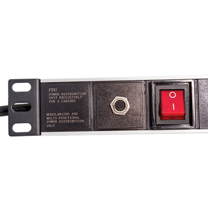 Vertical Cable 047-WPS-2000 8 Way PDU With Main Switch and Breaker 1U