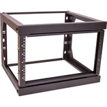 Vertical Cable 047-WSG-0654 6U Wall Mount Open Frame Rack Black