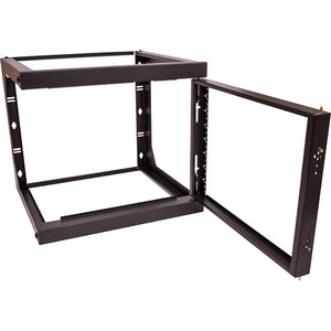 Vertical Cable 047-WSG-0954 9U Wall Mount Open Frame Rack Black