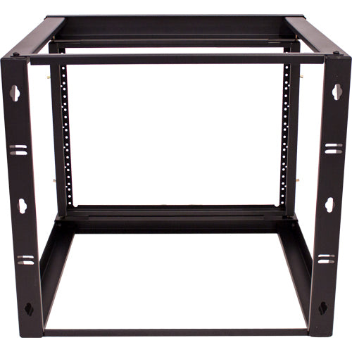 Vertical Cable 047-WSG-0854 8U Wall Mount Open Frame Rack Black