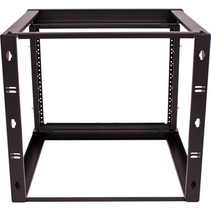 Vertical Cable 047-WSG-0854 8U Wall Mount Open Frame Rack Black
