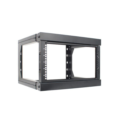 Vertical Cable 047-WSM-0626 6U Wall Mount Open Frame Rack Black