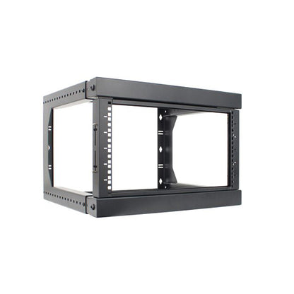 Vertical Cable 047-WSM-0626 6U Wall Mount Open Frame Rack Black