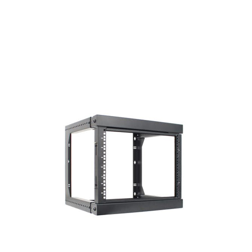 Vertical Cable 047-WSM-0826 8U Wall Mount Open Frame Rack Black ...
