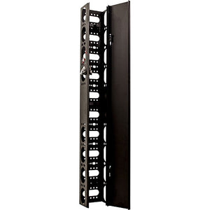 Vertical Cable 047-WVM-2010 20U Vertical Cable Management for WOS Racks Black