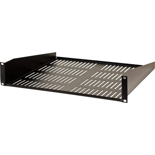 Vertical Cable 047-WVS-1300 1U 19 inch Single-Sided Vented Shelf Black