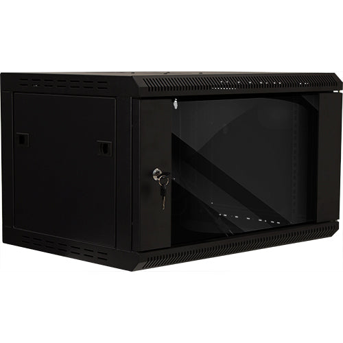 Vertical Cable 047-WWM-0660 6U Wall Mount Enclosure Black