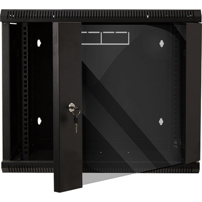 Vertical Cable 047-WWM-0960 9U Wall Mount Enclosure Black