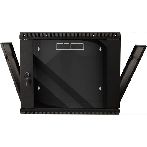 Vertical Cable 047-WWM-0960 9U Wall Mount Enclosure Black