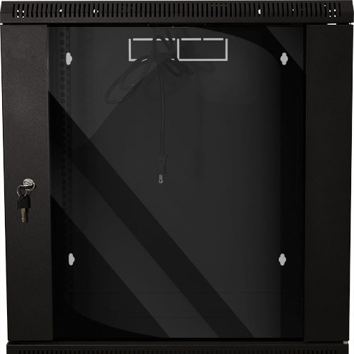 Vertical Cable 047-WWM-1260 12U Wall Mount Enclosure Black