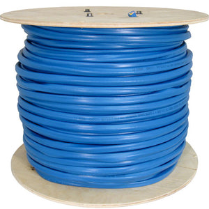 Vertical Cable 057-476/S/P/BL 24/8C Solid BC CU CAT5E STP Shielded Plenum Rated (CMP) Cable 1000ft Blue