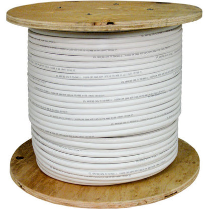 Vertical Cable 057-478/S/P/WH 24/8C Solid BC CU CAT5E STP Shielded Plenum Rated (CMP) Cable 1000ft White