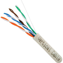 Vertical Cable 059-484/CMX/WH 24/8C CAT5E CMX Solid Bare Copper Outdoor UV Rated 1000ft Pull Box White