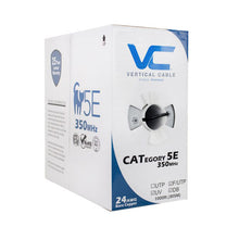 Vertical Cable 059-486/CMXT 24/8C CAT5E CMXF Shielded Solid BC Direct Burial UV Rated 1000ft Pull Box Black