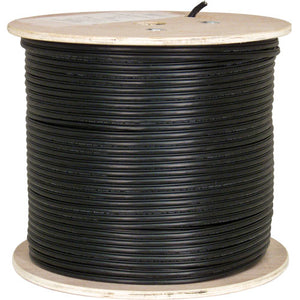 Vertical Cable 069-561/CMXT 23/8C CAT6 F/UTP Solid BC Outdoor Direct Burial(UV) Cable 1000ft Black