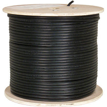 Vertical Cable 059-498/S/MESG 24 CAT5E Solid BC Outdoor Rated Cable with Messenger 1000ft Pull Box Black