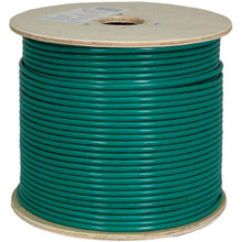 Vertical Cable 064-687/A/GR 23/8C CAT6A (Augmented) 10Gb UTP Solid BC Cable 1000ft Pull Box Green