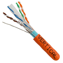 Vertical Cable 062-507/S/OR 23/8C CAT6 F/UTP Shielded Solid Bare Copper 1000ft Orange