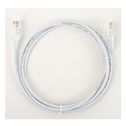 Vertical Cable 077-2017/05WH 28AWG CAT6A 6in. Stranded BC Mold-Injection-Snagless Patch Cord Slim Type White