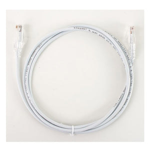 Vertical Cable 077-2044/3WH 28AWG CAT6A 3ft Stranded BC Mold-Injection-Snagless Patch Cord Slim Type White