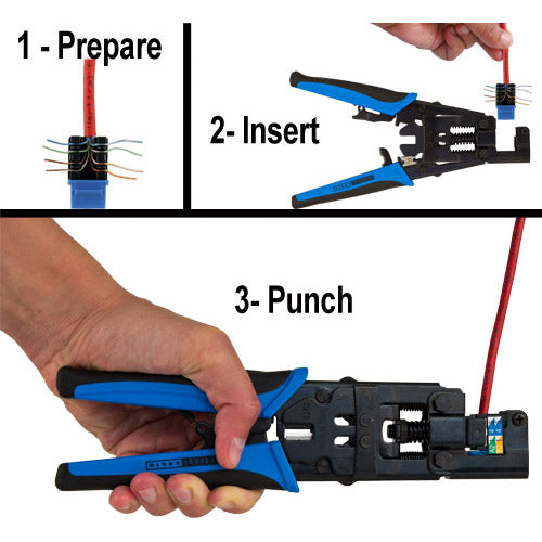 Vertical Cable 078-2150 I-Punch Tool for the V-Max Keystone Jack Series