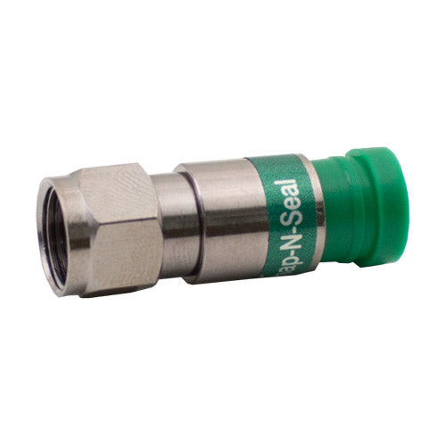 Vertical Cable 083-1041/PCP/S Plenum F Type Connector for RG6 Plenum Coax Cable (Pack of 25)