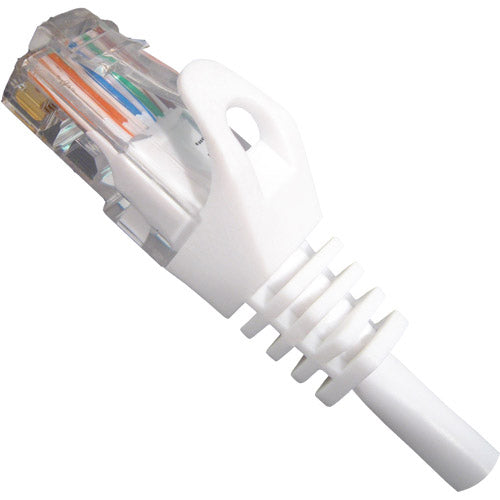 Vertical Cable 092-631/10WH CAT5E 10ft Patch Cord Boot and Protector 24AWG White (Pack of 120)