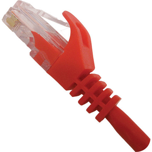 Vertical Cable 092-630/10RD CAT5E 10ft Patch Cord Boot and Protector 24AWG Red (Pack of 120)