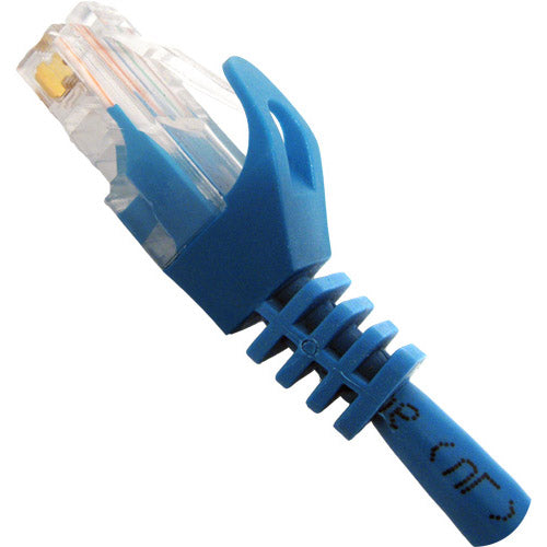 Vertical Cable 092-634/14BL CAT5E 14ft Patch Cord Boot and Protector 24AWG Blue (Pack of 70)