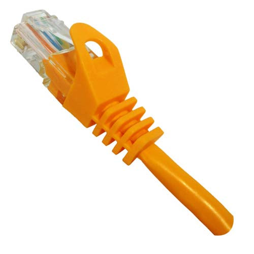Vertical Cable 092-646/20OR CAT5E 20ft Patch Cord Boot and Protector 24AWG Orange (Pack of 60)