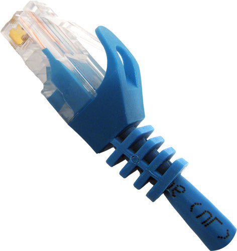Vertical Cable CAT5E 10ft Mold-Injection Patch Cord Boot and Protector UTP UL 24AWG (Pack of 120)