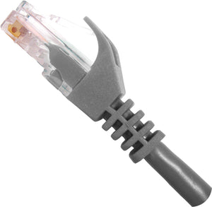 Vertical Cable CAT5E 14ft Mold-Injection Patch Cord Boot and Protector UTP UL 24AWG (Pack of 70)