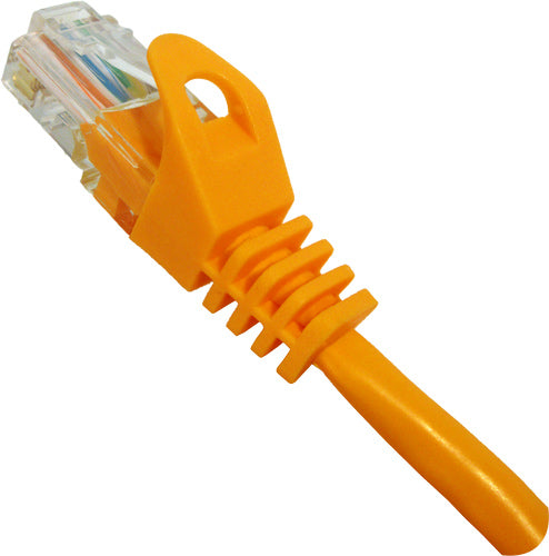 Vertical Cable CAT5E 10ft Mold-Injection Patch Cord Boot and Protector UTP UL 24AWG (Pack of 120)