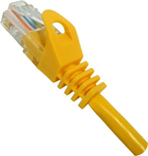 Vertical Cable CAT5E 6ft Mold-Injection Patch Cord Boot and Protector UTP UL 24AWG (Pack of 150)