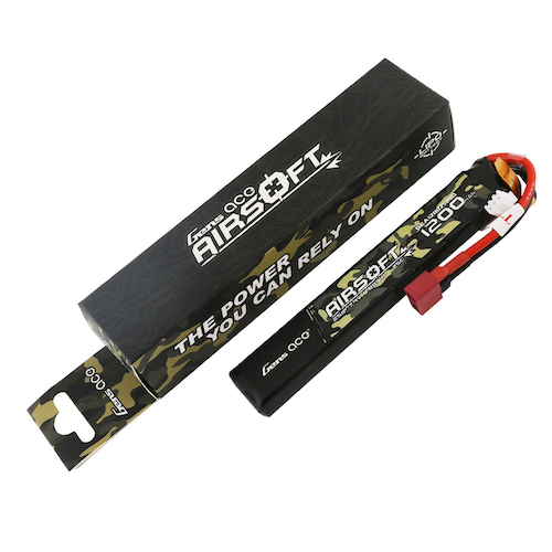 Gens Ace 1200mAh 2S1P 7.4V 25C Battery With Deans Plug