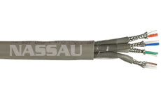 General Cable 100 Ohm W/O Code Gray Color Individually Braided Shielded Twisted Pair Cable Terminating Cable for Digital Transmission Type CMR/CM&reg;