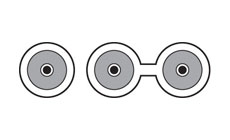 HF10 PREMISE ZIP CORD - 2 Fiber Count OFNP