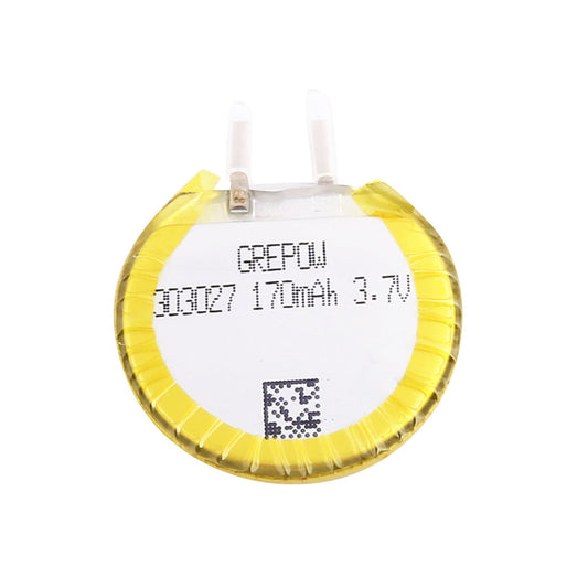 Grepow 170mAh 3.7V LiPo Round Shaped Battery 3030027