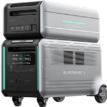 SuperBaseV4600 Portable Power Station and Satellite Battery B4600 with Two 400W Solar Panel Zendure