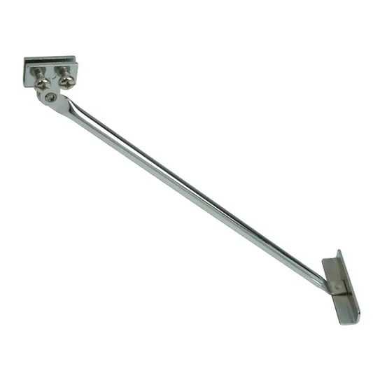 Support Arms for Slatwall Brackets Econoco 3380-77 (Pack of 12)