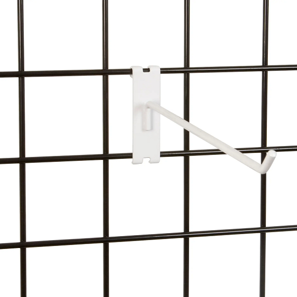 12" Grid Panel Hook - White Econoco WTE/H12 (Pack of 96)