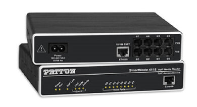 Patton SN4118/4JS4JO/EUI SmartNode 4 FXS & 4 FXO VoIP Gateway