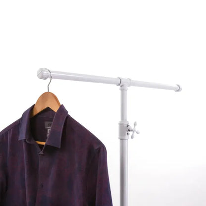 Pipeline Adjustable 2-Way Garment Rack Econoco PS2WADJWH