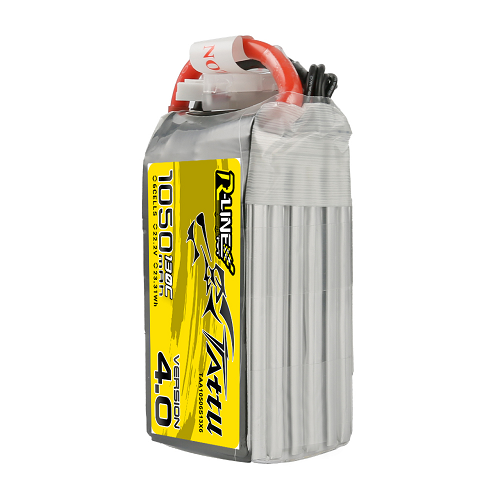 Tattu R-Line Version 4.0 1050mAh 6S1P 22.2V 130C Lipo Battery Pack With XT60 Plug