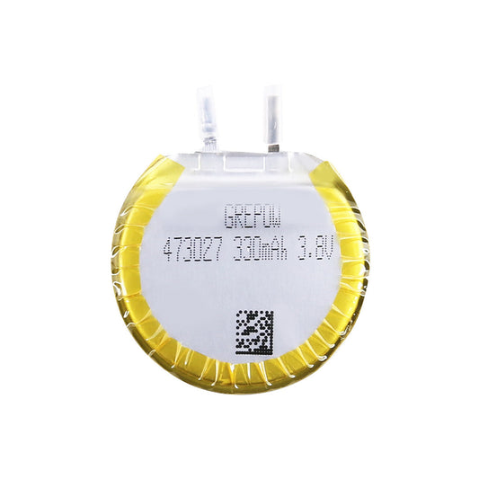 Grepow 330mAh 3.8V LiPo Round Shaped Battery 4730027